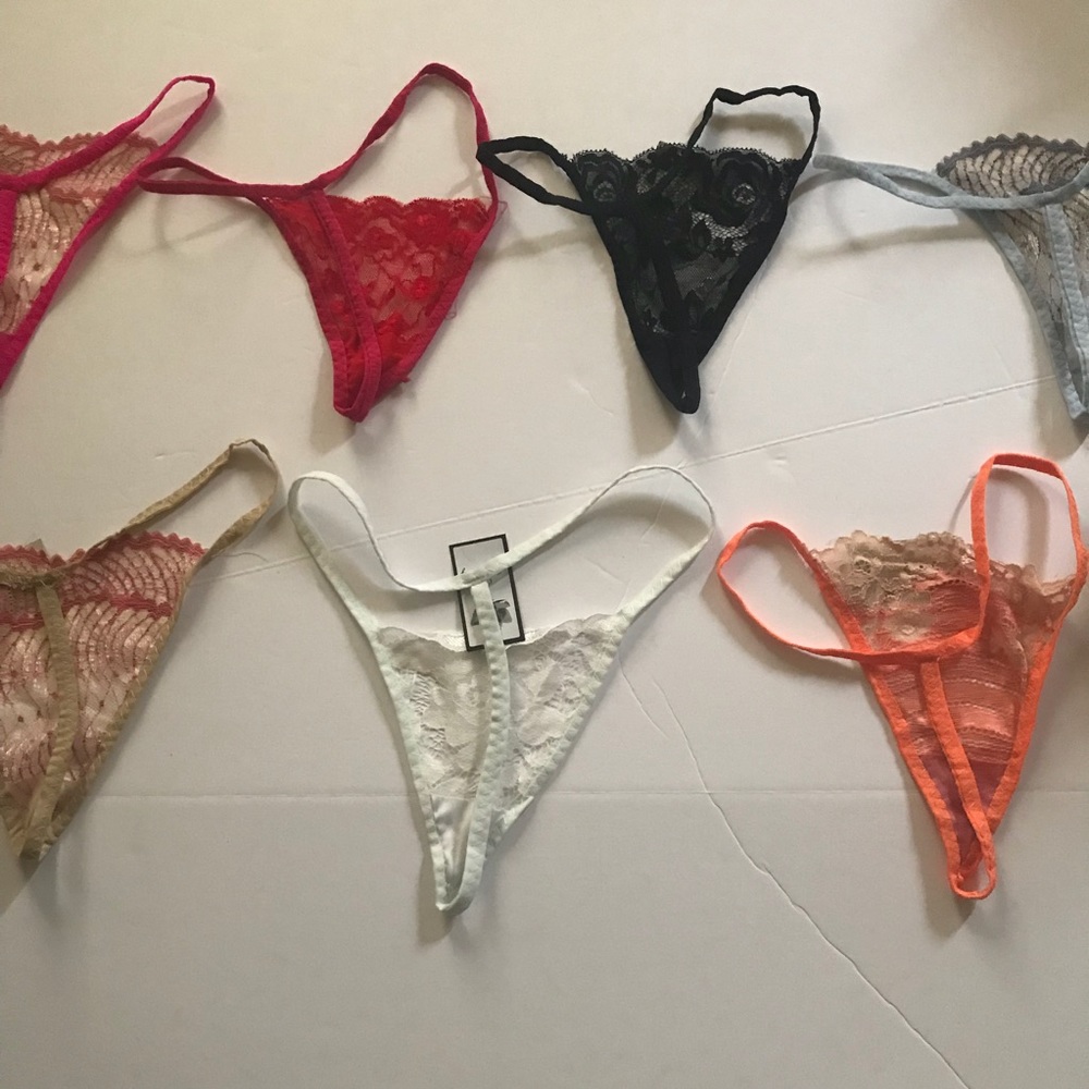 Sexy G-String T-back Thong Lace Panty 6 Pack- IN-2 - Picture 8 of 9